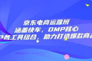 （14131期）京东电商运营班：涵盖快车，DMP核心及各工具组合，助力打造爆款商品