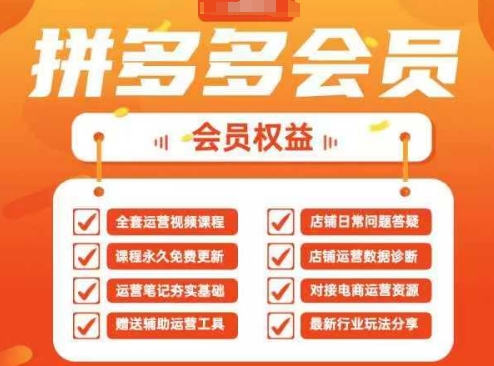 2025拼多多运营实战课，40节全流程教学，覆盖拼多多运营全链路