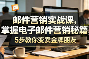 邮件营销实战课，掌握电子邮件营销秘籍，5步教你变卖金牌朋友【原创双语字幕】
