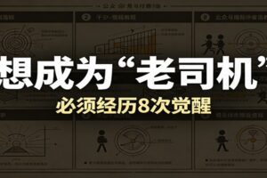 某公众号付费文章：想成为“老司机”，必须经历8次觉醒