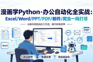 漫画学Python·办公自动化全实战：Excel/Word/PPT/PDF/邮件/爬虫一网打尽