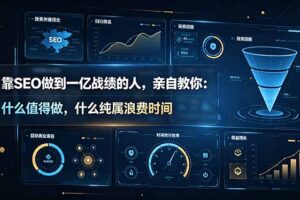 靠SEO做到一亿战绩的人，亲自教你：什么值得做，什么纯属浪费时间【原创双语字幕】