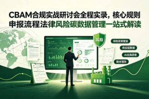 CBAM合规实战研讨会全程实录，核心规则申报流程法律风险碳数据管理一站式解读