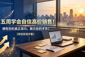 五周学会自信高价销售！拥有你的真正潜力，展示你的才华！【原创双语字幕】