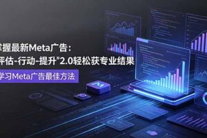 掌握最新的Meta广告，通过“评估-行动-提升”2.0版本轻松获得专业级结果。学习目前学习Meta广告的最佳方法