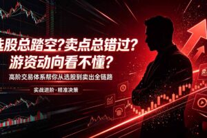 选股总踏空？卖点总错过？游资动向看不懂？高阶交易体系帮你从选股到卖出全链路(更新6月
