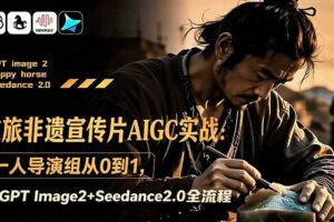 文旅非遗宣传片AIGC实战：一人导演组从0到1，GPT Image2+Seedance2.0全流程