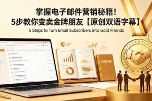 掌握电子邮件营销秘籍！5步教你变卖金牌朋友【原创双语字幕】