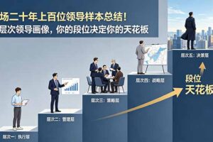 付费文章：职场二十年上百位领导样本总结！五层次领导画像，你的段位决定你的天花板