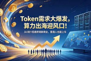 Token需求大爆发，算力出海迎风口！从0到1搭建跨境新商业，普通人也能上车