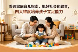 付费文章：普通家庭育儿指南，抓好社会化教育，四大维度培养孩子立足能力