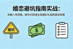 付费文章：婚恋避坑指南实战：拆解人性逻辑，教你识别渣女规避彩礼陷阱高效择偶