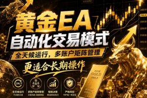 黄金EA量化：多窗口矩阵稳定运行，系统自动执行，收益空间持续放大
