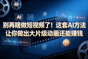 别再瞎做短视频了！这套 AI 方法让你做出大片级动画还能赚钱【原创双语字幕】