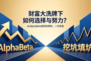 付费文章：财富大洗牌下如何选择与努力？从AlphaBeta到挖坑填坑，一文讲透