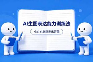 AI生图不是做漂亮图，而是表达能力。这套方法让小白也能稳定出好图