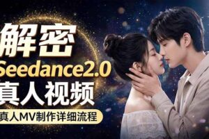 Seedance 2.0电影级真人 MV全流程拆解：提示词、运镜、粒子特效，手把手实操