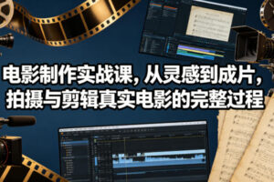 电影制作实战课，从灵感到成片，拍摄与剪辑真实电影的完整过程【原创双语字幕】