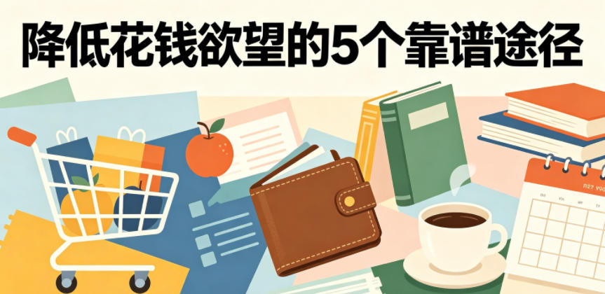 付费文章：降低花钱欲望的5个靠谱途径