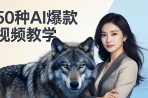 50种AI爆款视频教学：影视级古诗词+治愈萌宠+山海经蛟龙，高阶宝典商业落地
