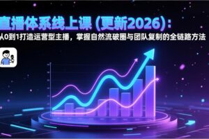 直播体系线上课(更新3月