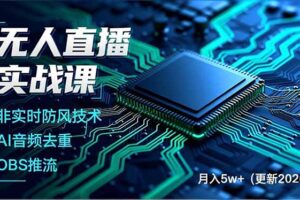 无人直播实战课(更新3月