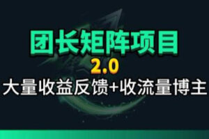 【团长合作2.0】视频矩阵项目_招发手矩阵+剪辑师，共赢项目【揭秘】