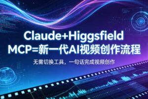 Claude+Higgsfield MCP=新一代AI视频创作流程，不需要切换工具，一句话就能完成视频创作