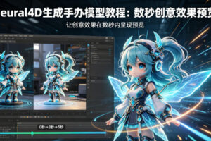 Neural4D生成手办模型教程，让创意效果在数秒内呈现预览
