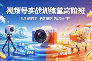 视频号实战训练营高阶班，从流量到变现，构建直播驱动的商业闭环(26年4月)