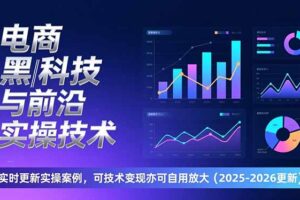 电商黑科技与前沿实操技术：实时更新实操案例，可技术变现亦可自用放大(2026更新