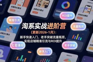 淘系实战进阶营(更新2026-1月