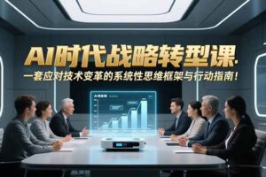AI时代战略转型课：一套应对技术变革的系统性思维框架与行动指南！