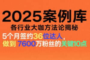 波波来了案例库，收录各行业大咖的方法论，各行业大咖方法论揭秘(更新2026年3月)
