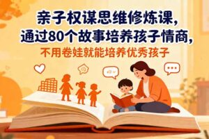 亲子权谋思维修炼课，通过80个故事培养孩子情商,不用卷娃就能培养优秀孩子