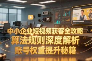 中小企业短视频获客全攻略，算法规则深度解析，账号权重提升秘籍
