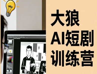 大狼AI短剧训练营-短剧课程（更新中）