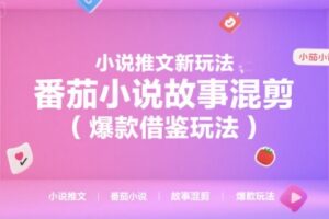 小说推文新玩法，番茄小说故事混剪(爆款借鉴玩法)