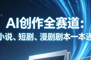 AI创作全赛道：小说、短剧、漫剧剧本一本通(更新5月)