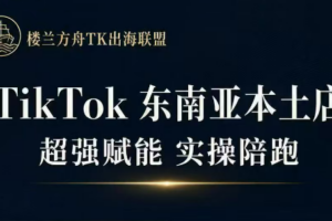 三叔·TikTok东南亚本土店实操(更5月)