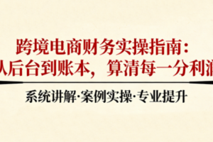 2025跨境电商财务实操指南