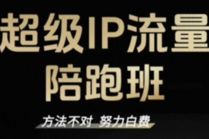 阿昱老师·超级IP流量陪跑班
