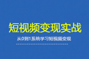 杨磊老师·2025短视频变现实战课