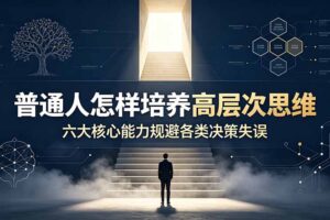 付费文章：普通人怎样培养高层次思维，六大核心能力规避各类决策失误
