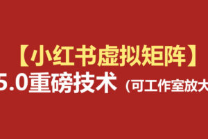 小红书虚拟矩阵5.0：AI原创虚拟品+4带1自动化AI发笔记+测款怼款双模式(可工作室放大)