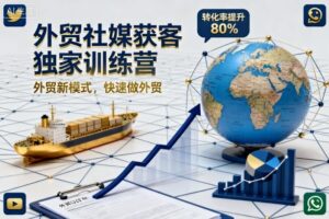外贸社媒获客独家训练营，外贸新模式，快速做外贸(更新26年07月27日)