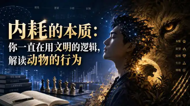 付费文章：内耗的本质：你一直在用文明的逻辑，解读动物的行为